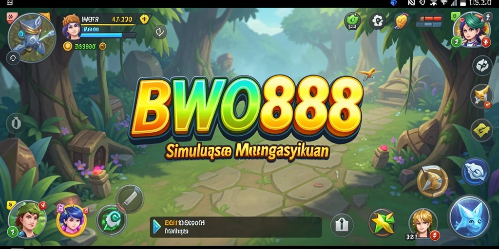 Tampilan gameplay BWO888 yang menarik dan penuh warna.