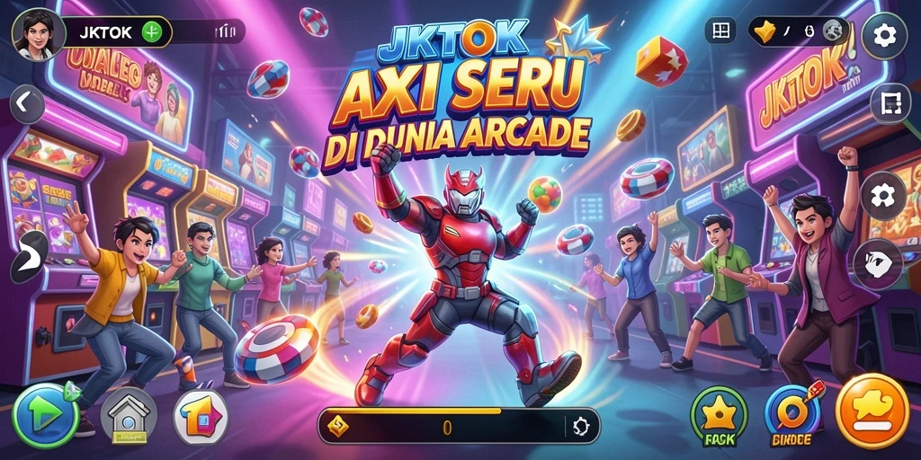 Tampilan gameplay JKTOK yang seru dan dinamis.