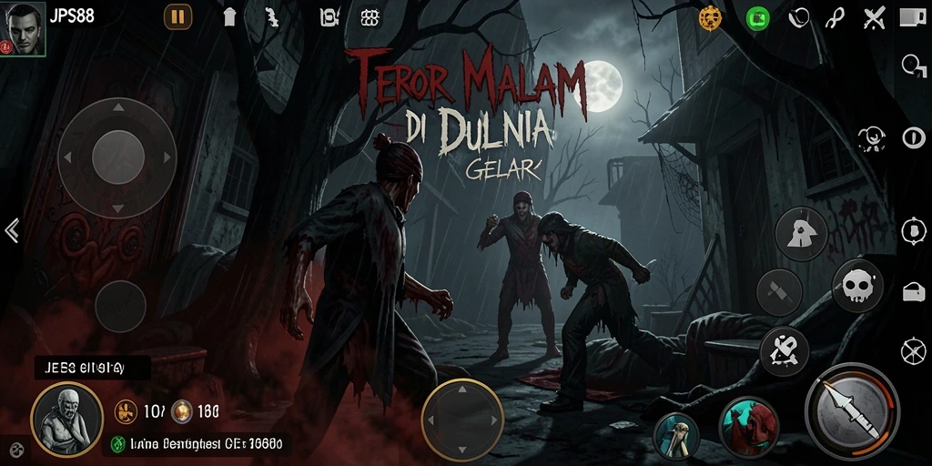 Tampilan gameplay JPS88 yang menegangkan dan menyeramkan.
